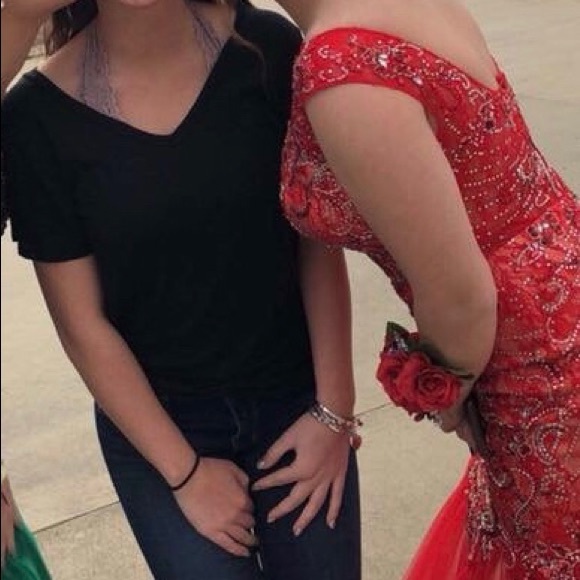 Red Prom Dress - Picture 3 of 3